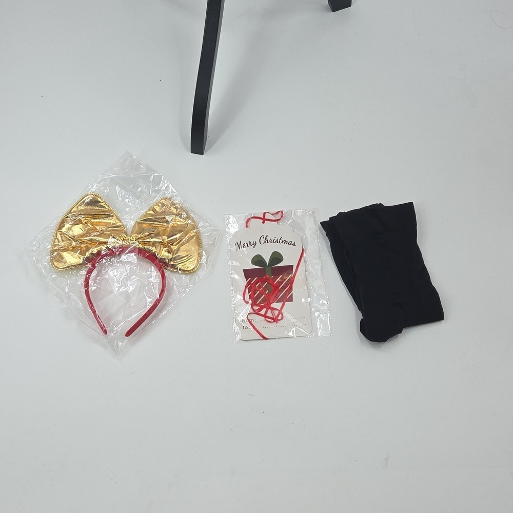 Festive Red and Gold Gift Box Costume - Picture 9 of 16
